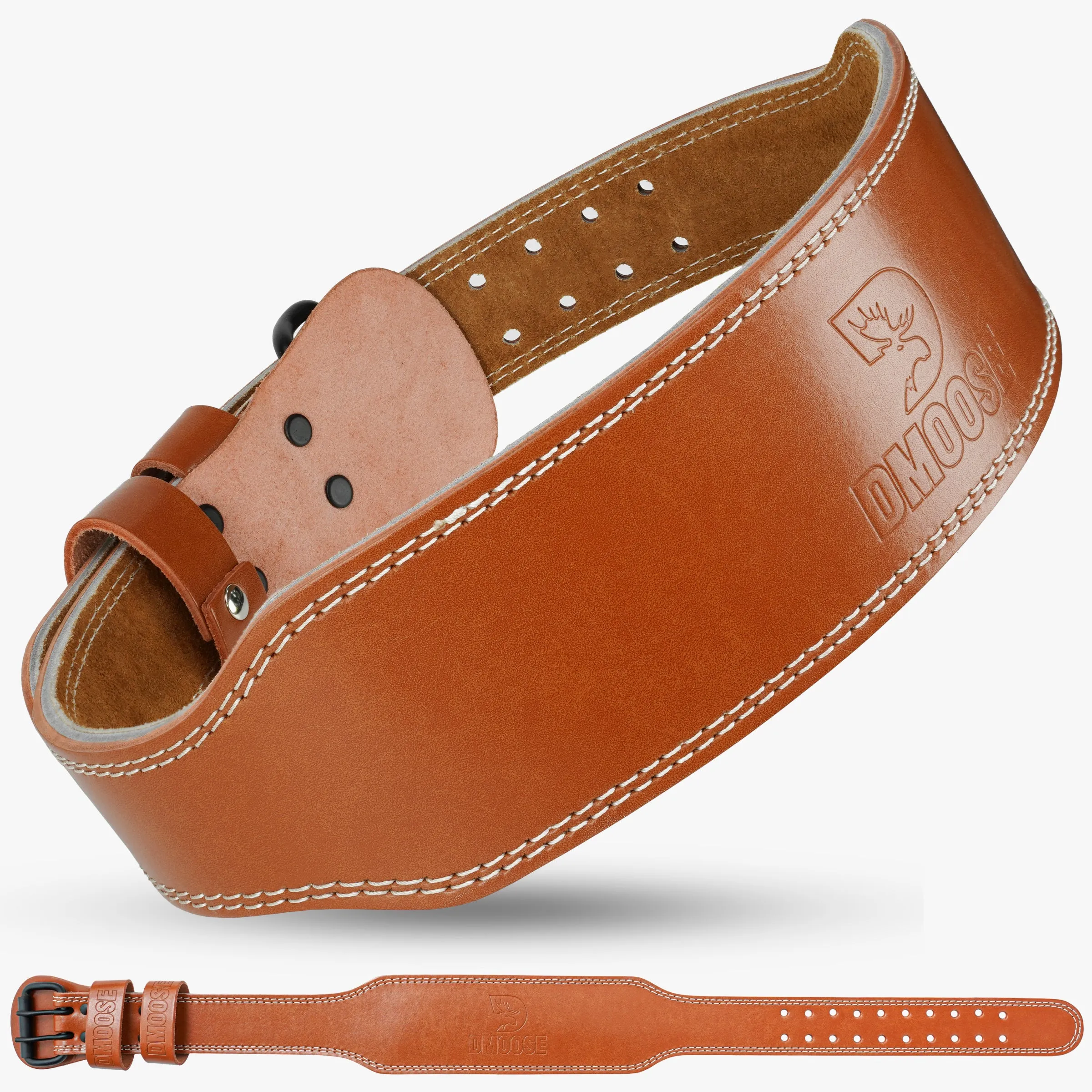 4" Leather Weightlifting Belt