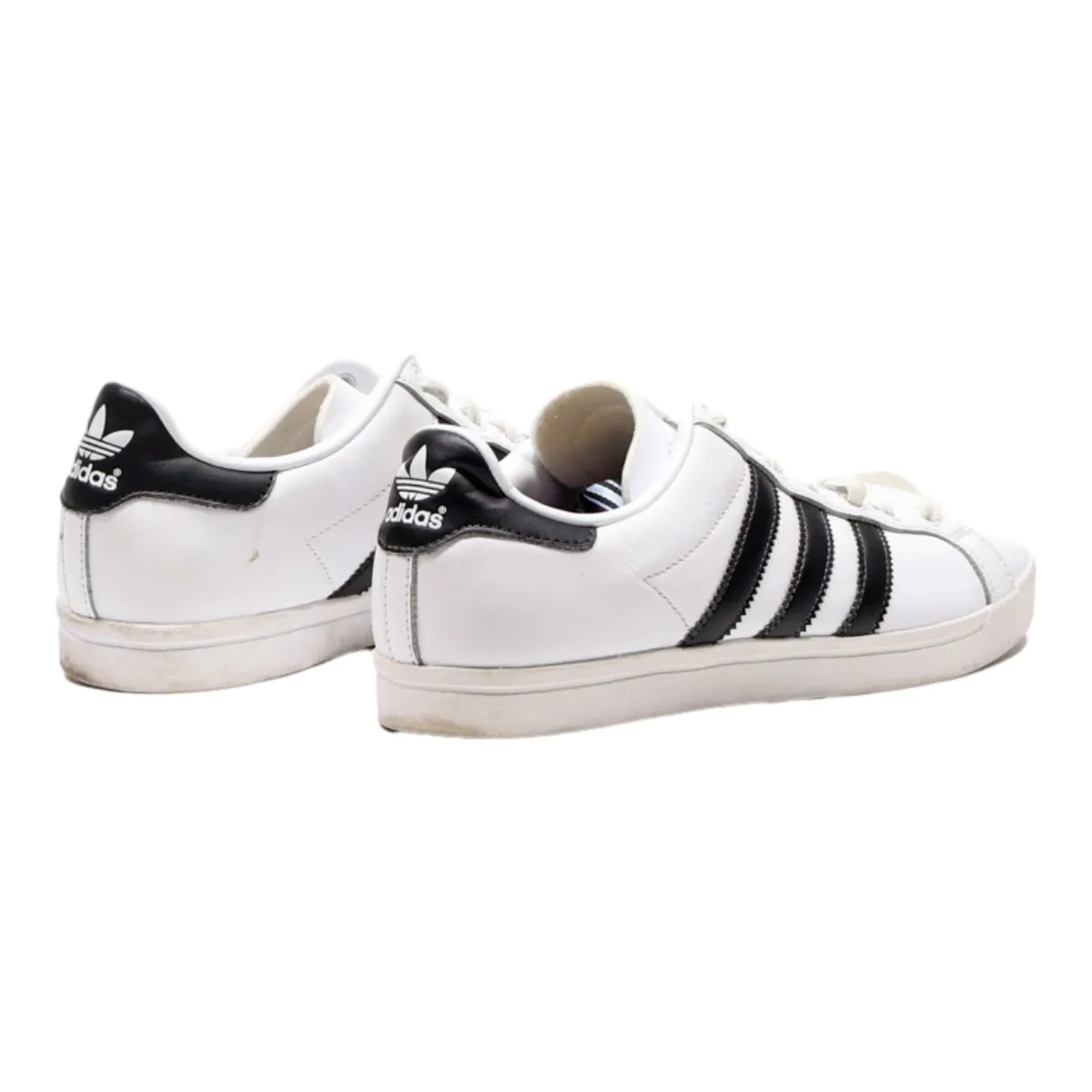 ADIDAS Coast Star Sneaker Trainers White Leather Mens UK 6.5