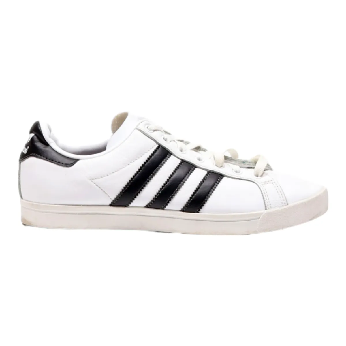 ADIDAS Coast Star Sneaker Trainers White Leather Mens UK 6.5