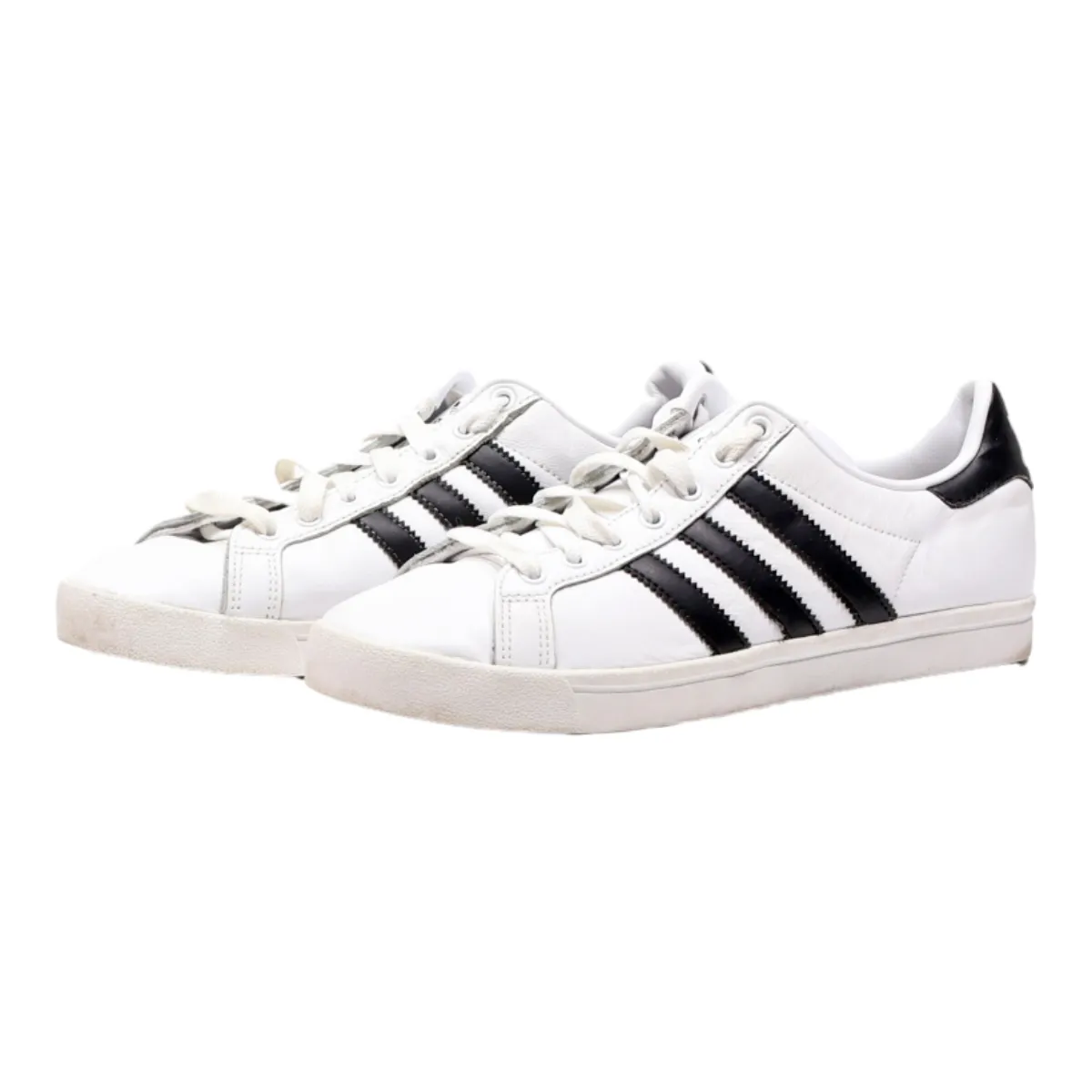 ADIDAS Coast Star Sneaker Trainers White Leather Mens UK 6.5