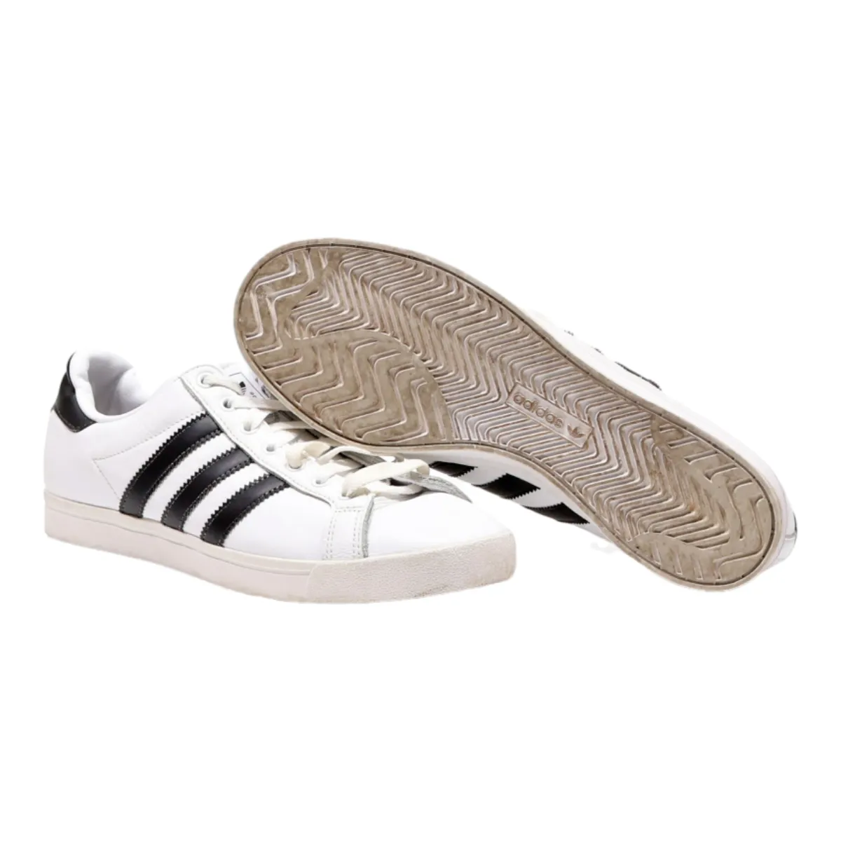 ADIDAS Coast Star Sneaker Trainers White Leather Mens UK 6.5
