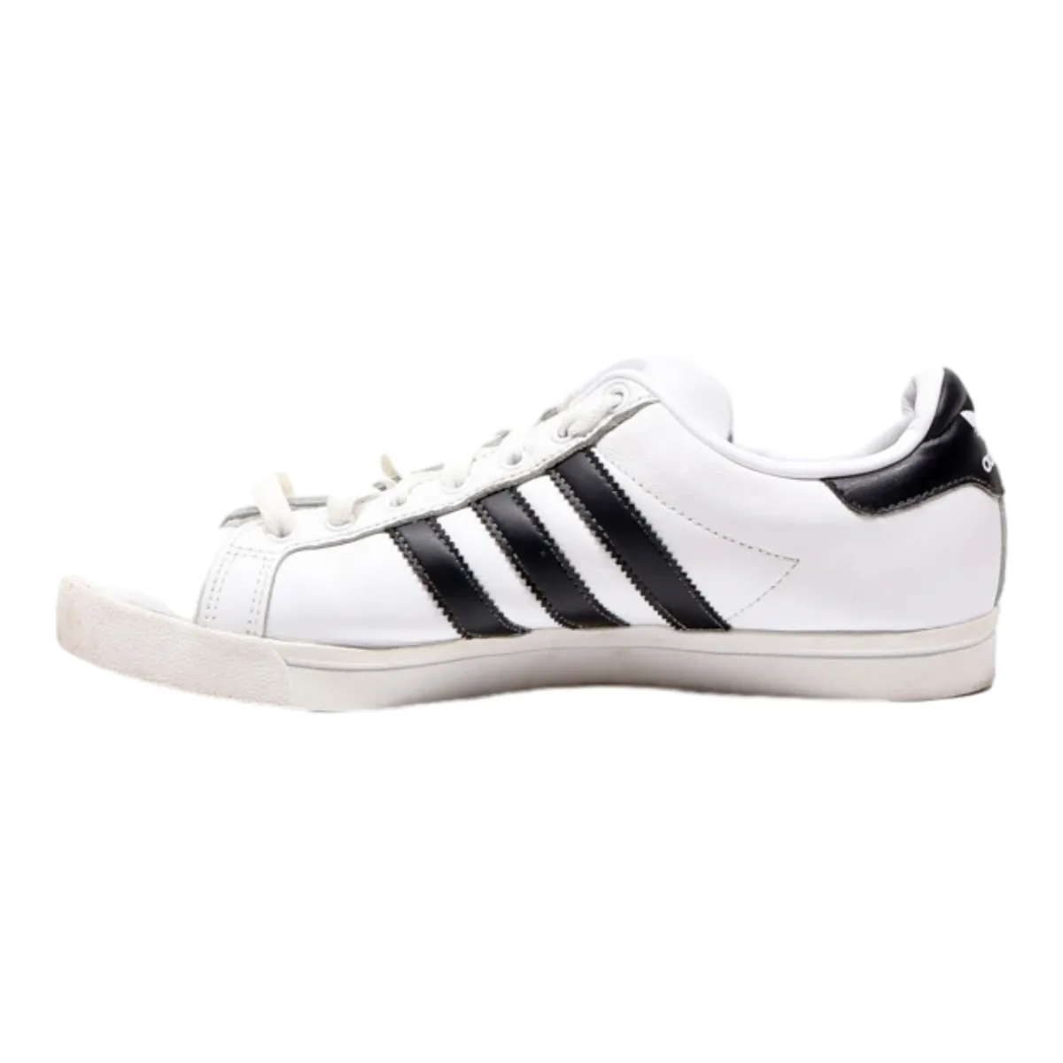 ADIDAS Coast Star Sneaker Trainers White Leather Mens UK 6.5