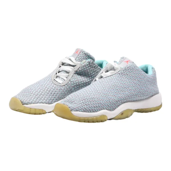 AIR JORDAN Sneaker Trainers Blue Synthetic Girls UK 4.5