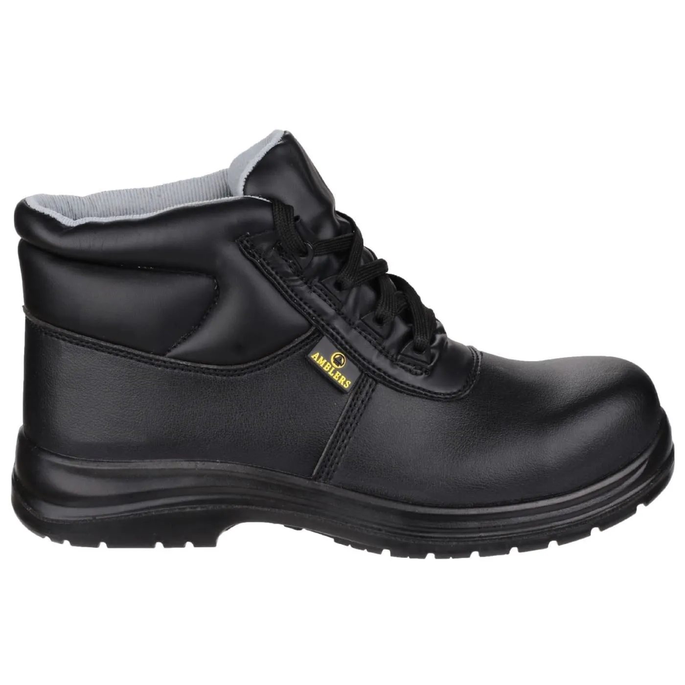 Amblers Safety Black FS663 Metal-Free Water-Resistant Lace up Safety Boots