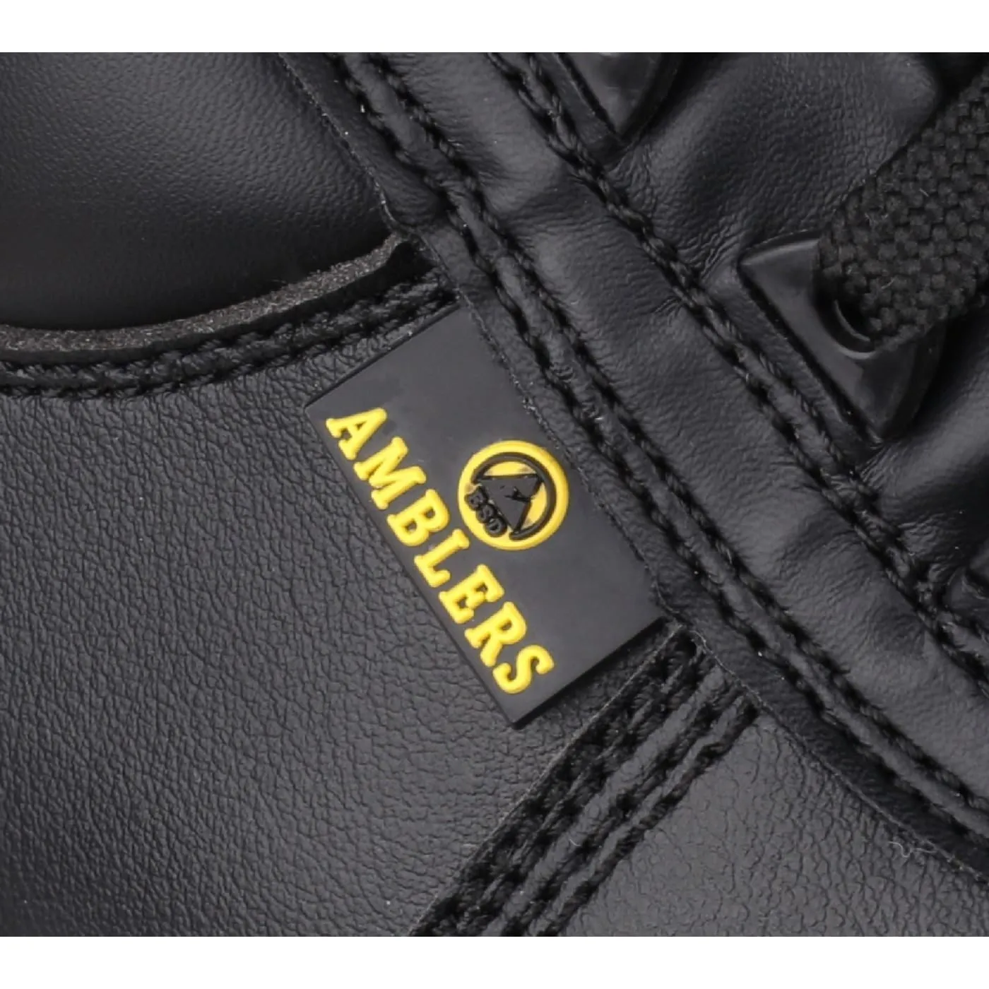 Amblers Safety Black FS663 Metal-Free Water-Resistant Lace up Safety Boots