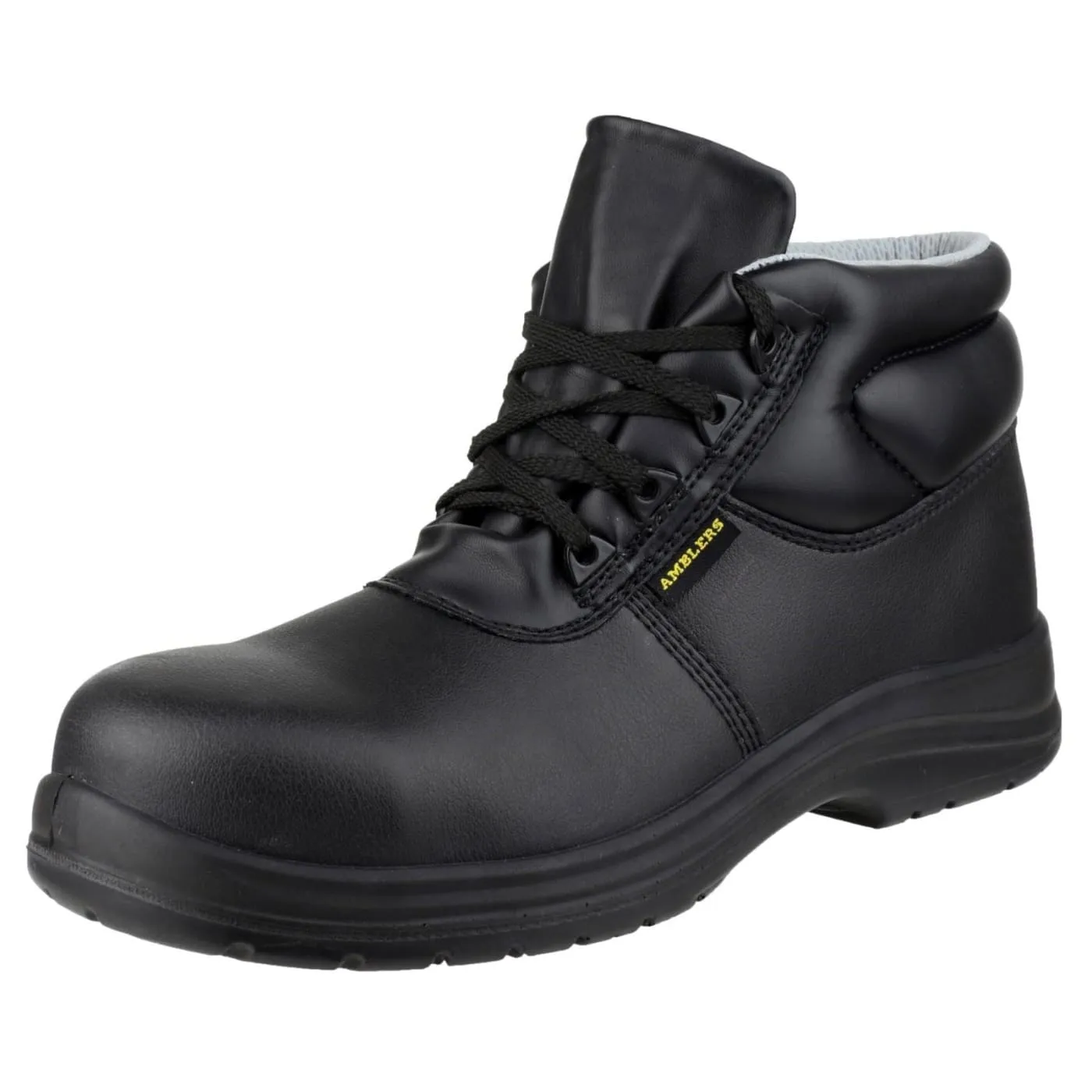 Amblers Safety Black FS663 Metal-Free Water-Resistant Lace up Safety Boots