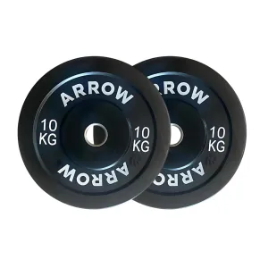 ARROW Pro 10kg Bumper Weight Plate Pair