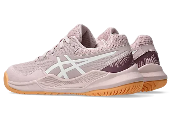 Asics Gel-Resolution 9 GS Watershed Rose/White Youth Tennis Shoes