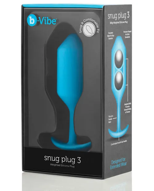 B-vibe Weighted Snug Plug 3