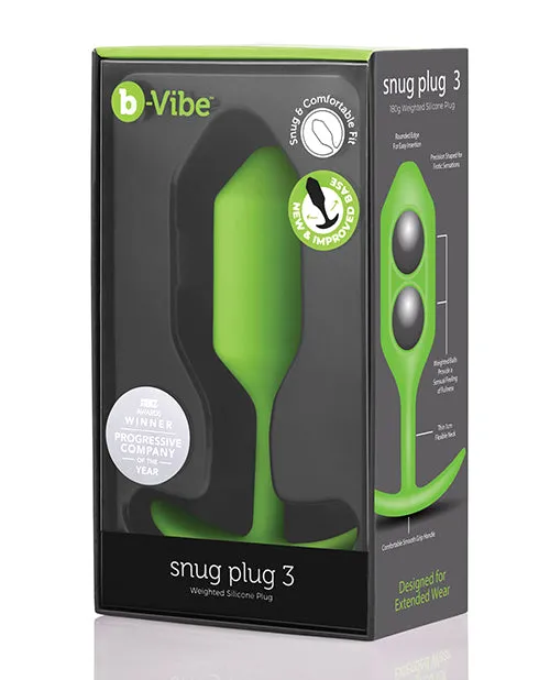 B-vibe Weighted Snug Plug 3