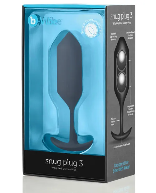 B-vibe Weighted Snug Plug 3