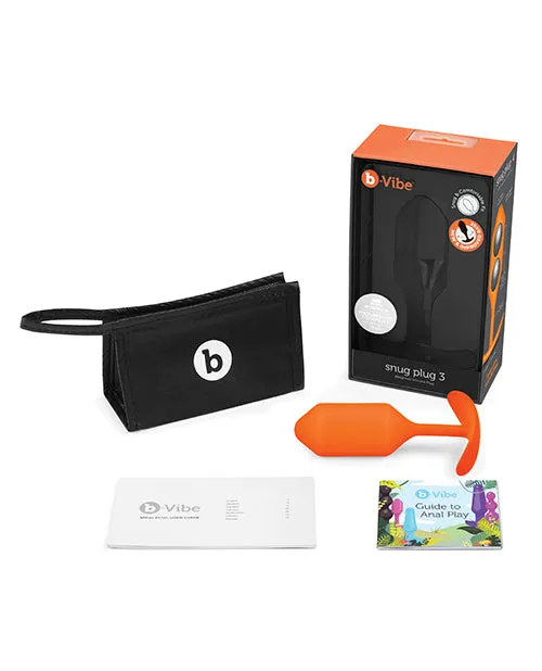 B-vibe Weighted Snug Plug 3