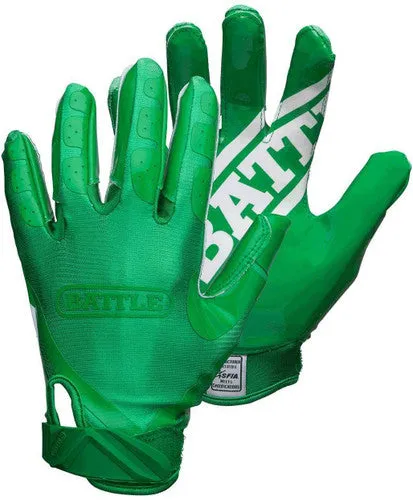 Battle Adult Double Threat Football Receiver Gloves