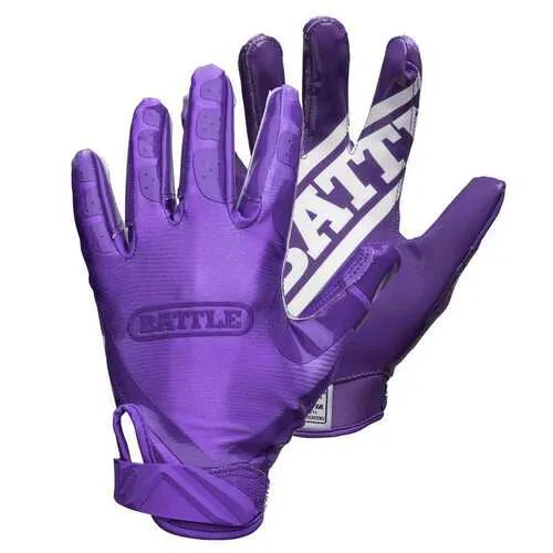 Battle Adult Double Threat Football Receiver Gloves