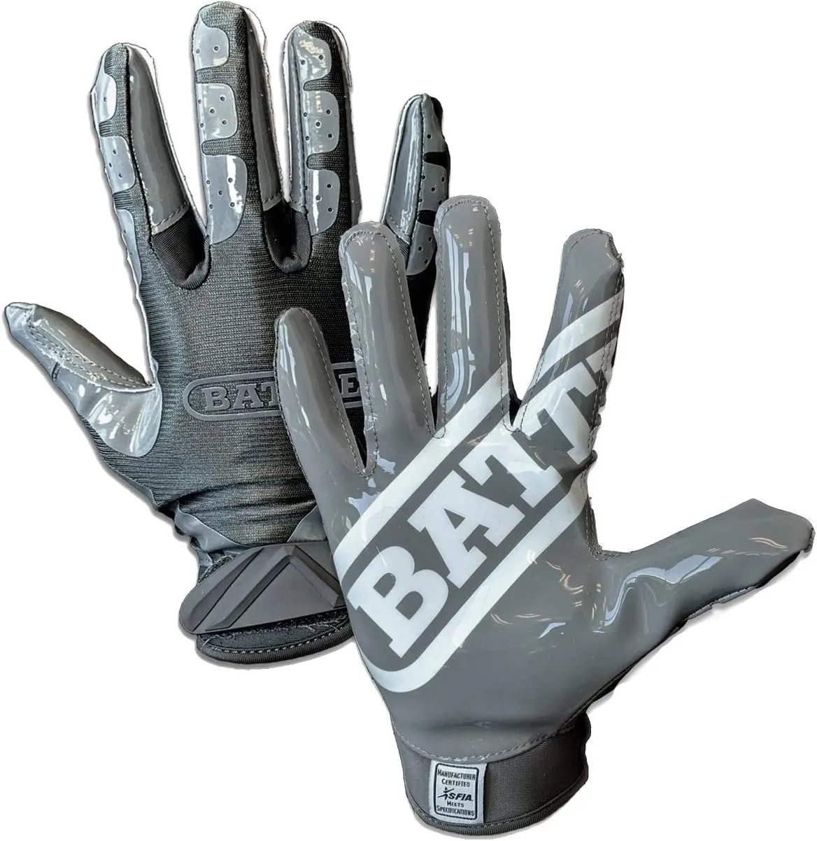 Battle Adult Double Threat Football Receiver Gloves