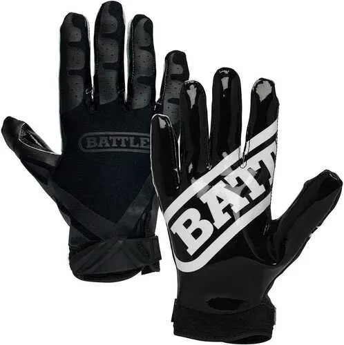 Battle Adult Double Threat Football Receiver Gloves