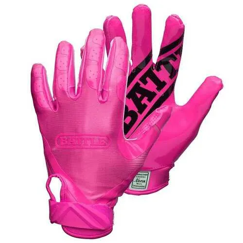 Battle Adult Double Threat Football Receiver Gloves