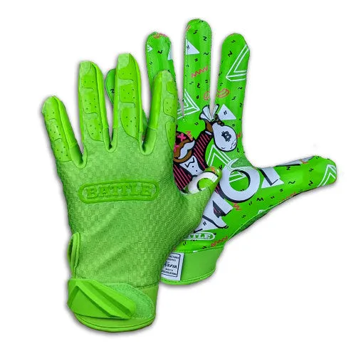 Battle Money Man 2.0 Youth Receiver Football Gloves