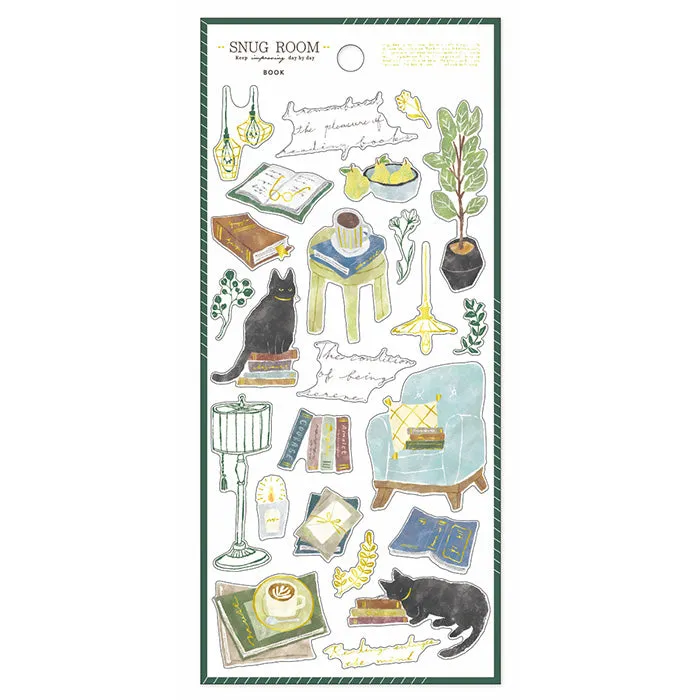Book Snug Room Sticker