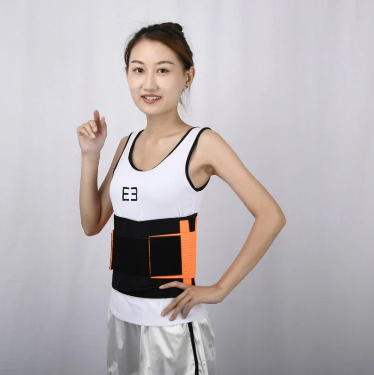 Breathable Mesh Warm Waist Belt Reinforced Steel Plate Support Sports Waist Belt, Specification: XXL(Purple)