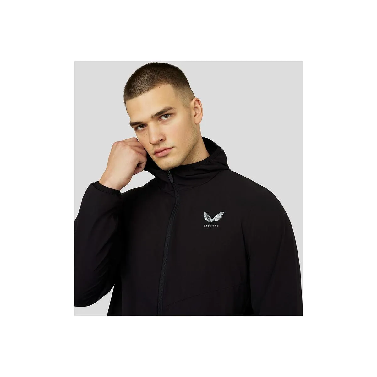 Castore Lightweight Zip Through Jacket Black