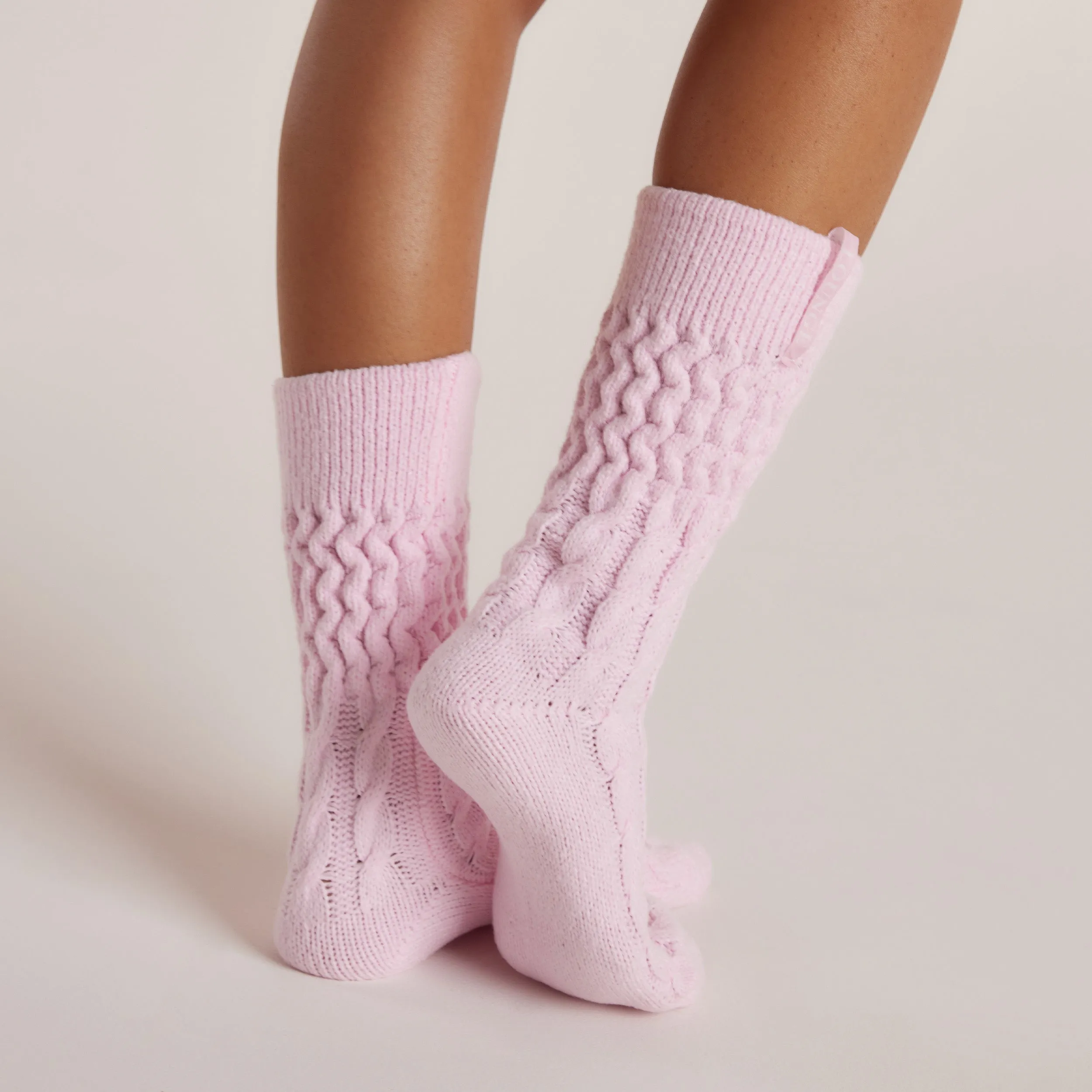 Chaussettes Tricotées Snug - Rose