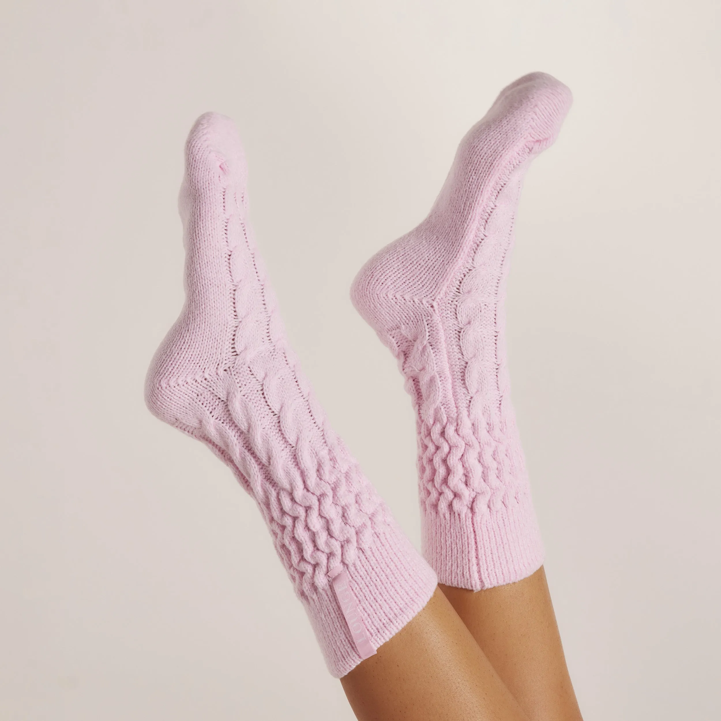 Chaussettes Tricotées Snug - Rose