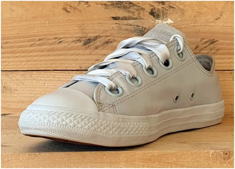 Converse Chuck Taylor All Star Satin Trainers UK5/US5.5/EU38 660731C Pure Silver