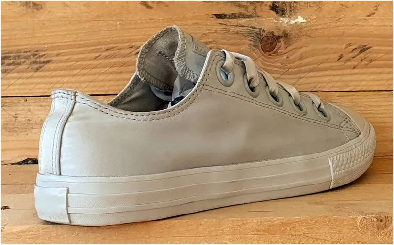Converse Chuck Taylor All Star Satin Trainers UK5/US5.5/EU38 660731C Pure Silver