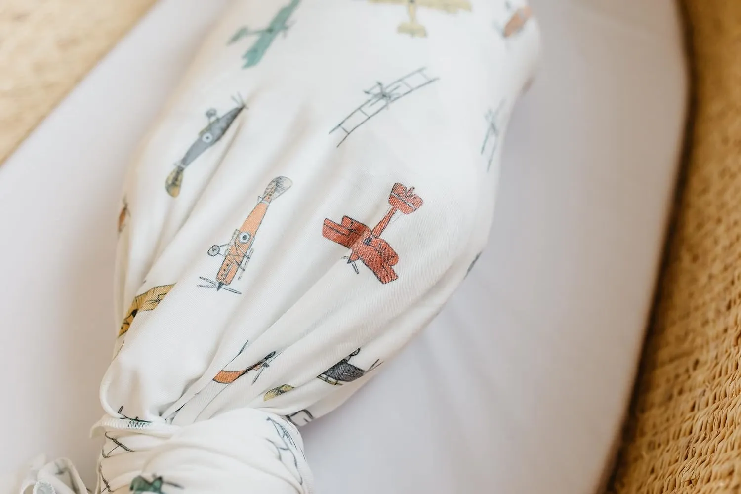 Copper Pearl Knit Swaddle Blanket - Ace