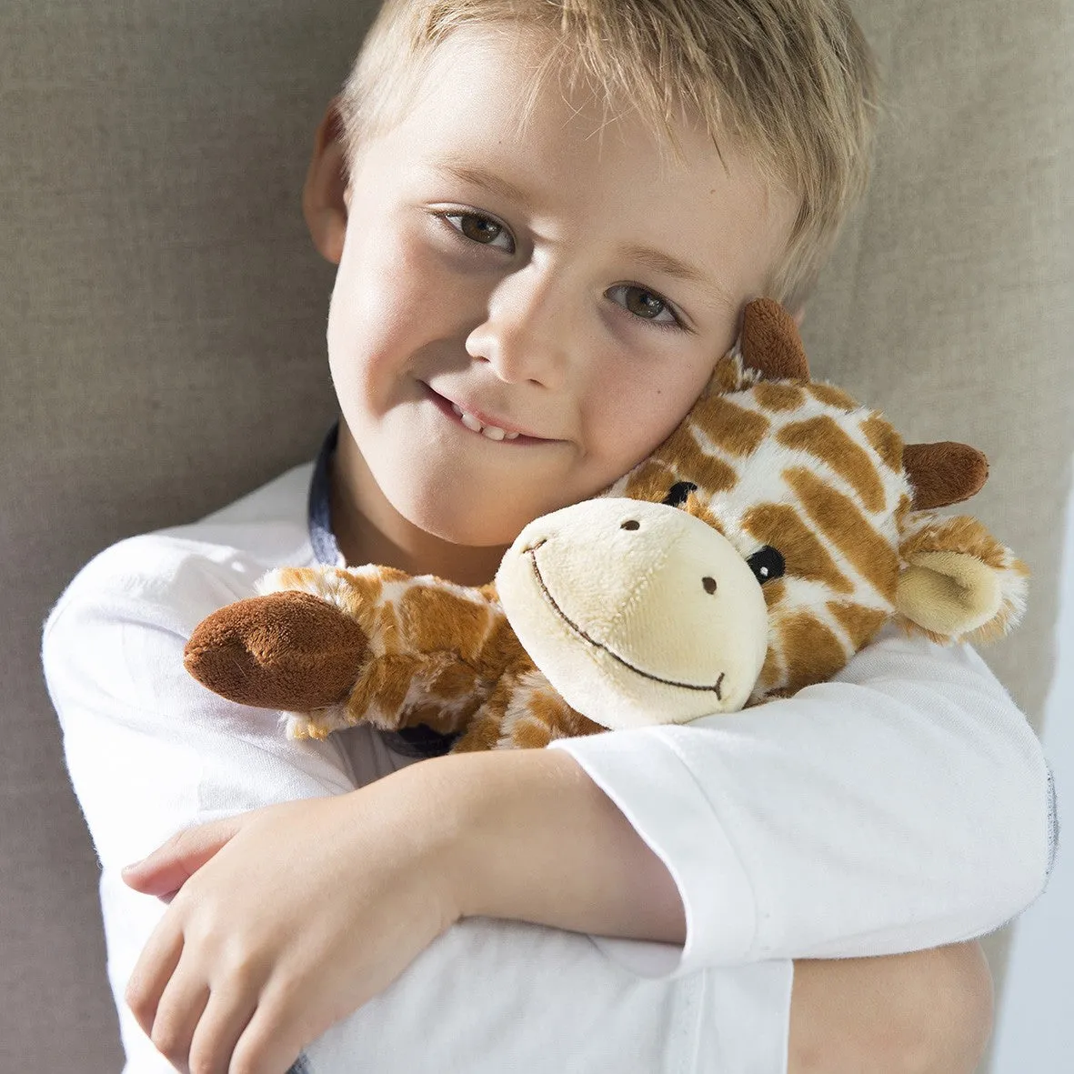 Cozy Plush Giraffe Microwave Animal Toy