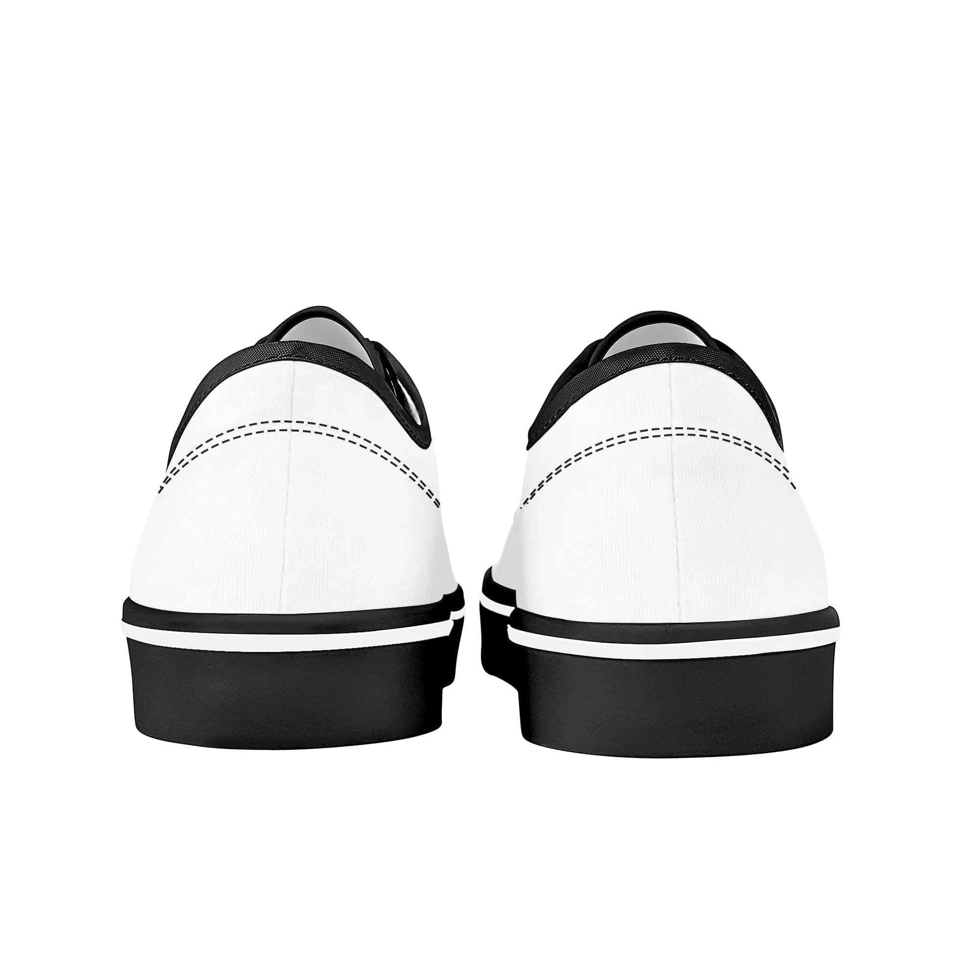 Custom Skate Shoes Canvas- Black D3S