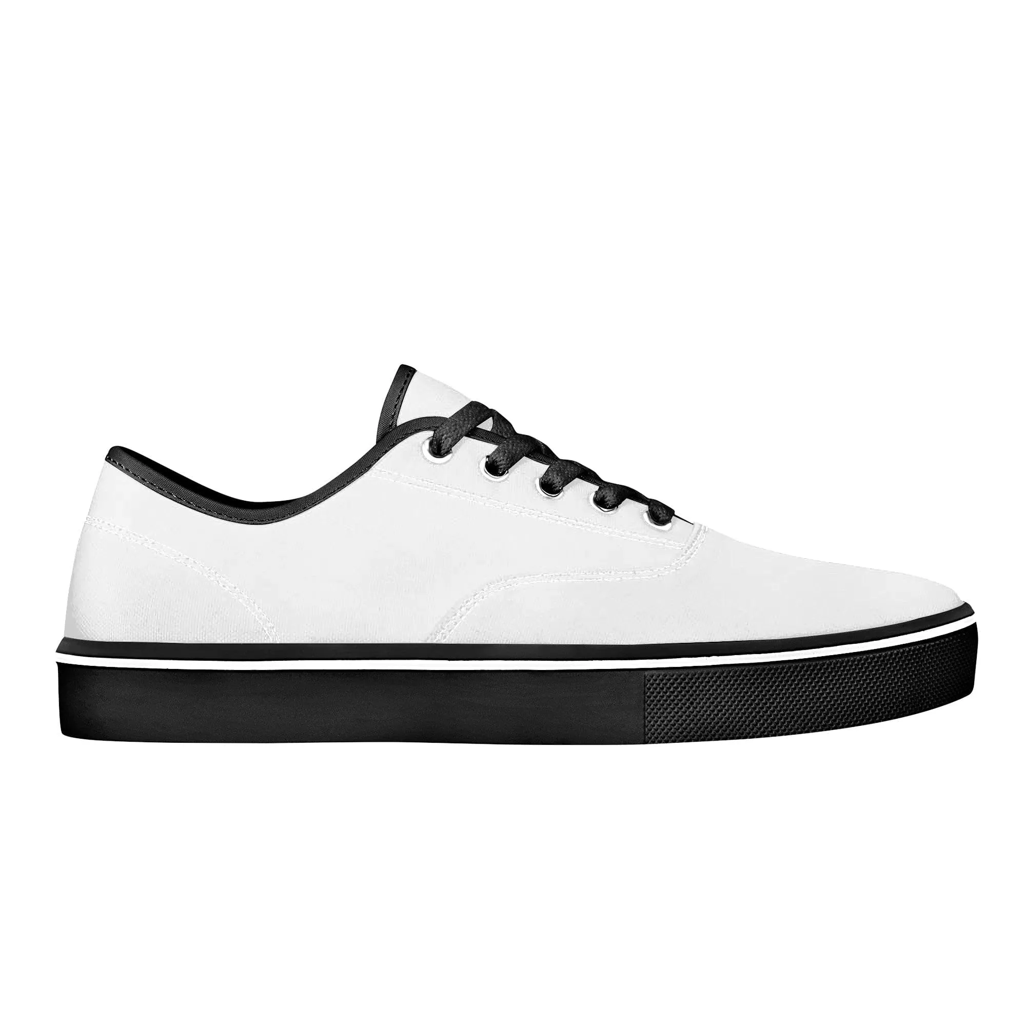 Custom Skate Shoes Canvas- Black D3S