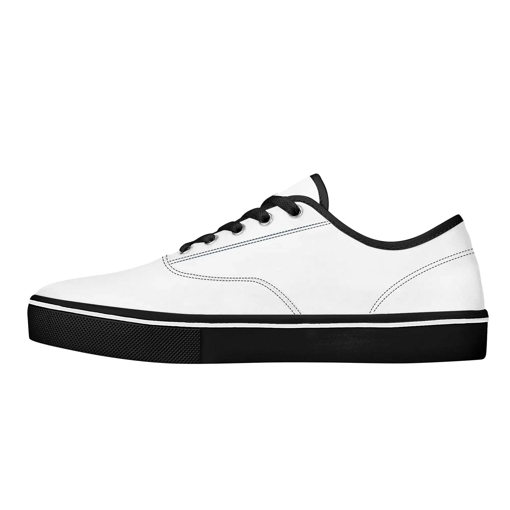 Custom Skate Shoes Canvas- Black D3S