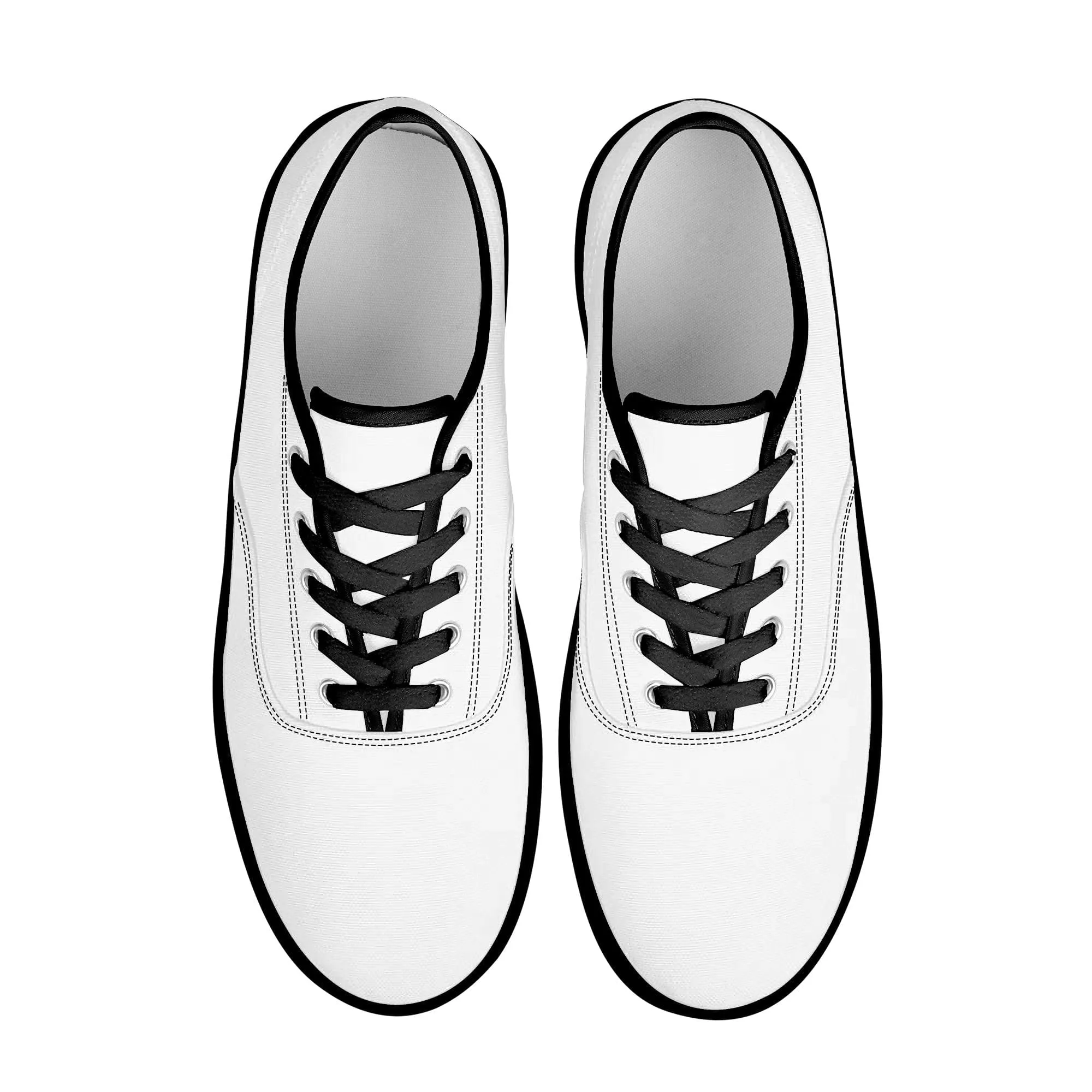 Custom Skate Shoes Canvas- Black D3S
