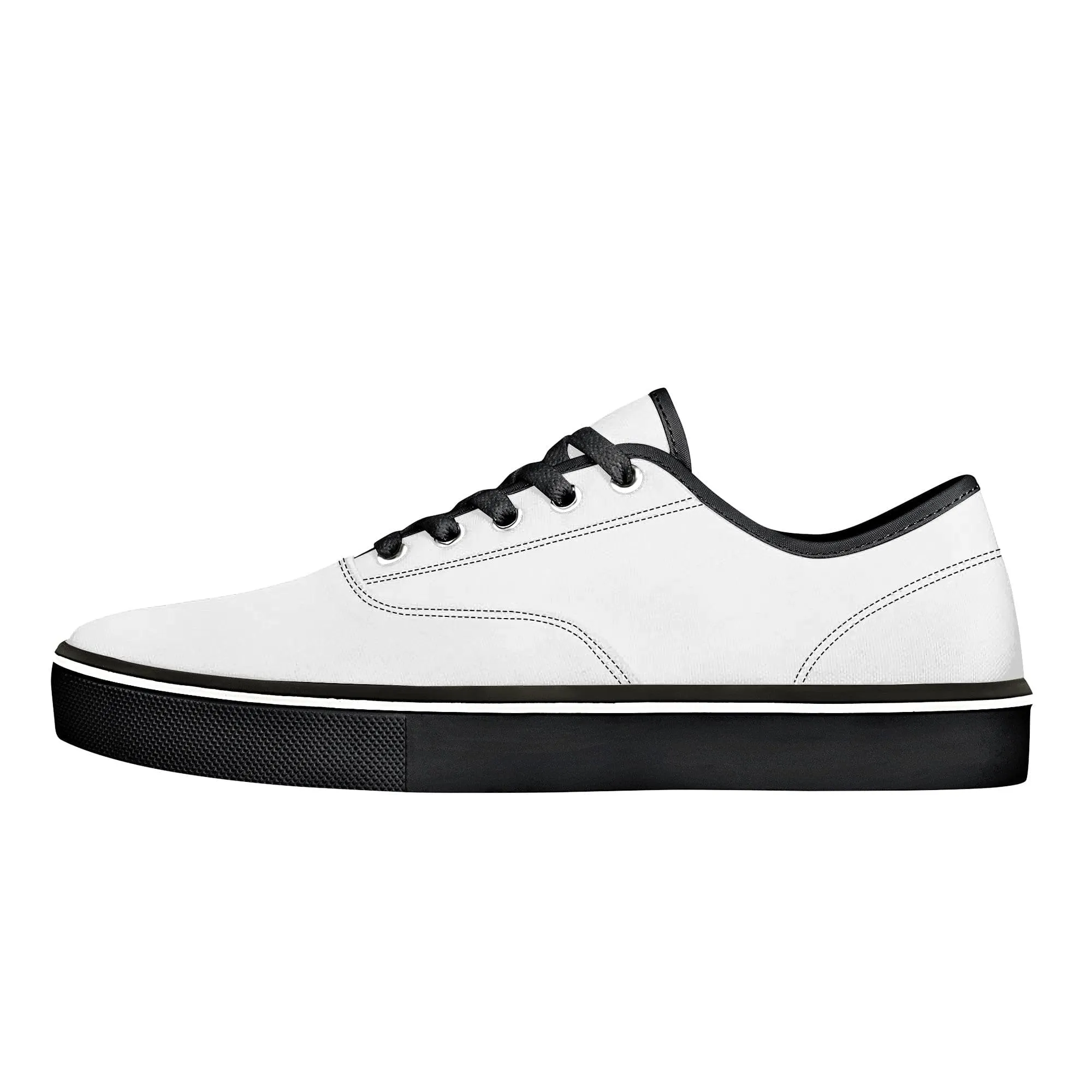 Custom Skate Shoes Canvas- Black D3S