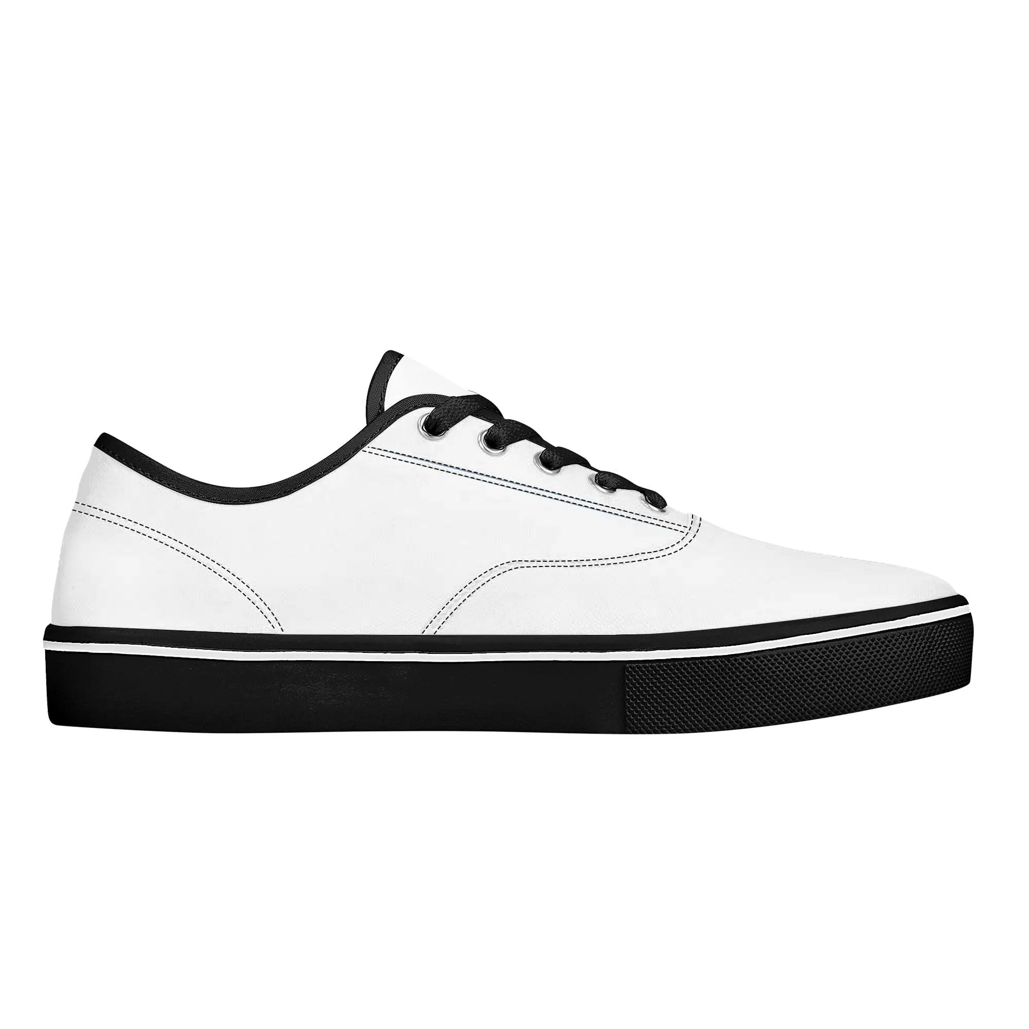 Custom Skate Shoes Canvas- Black D3S