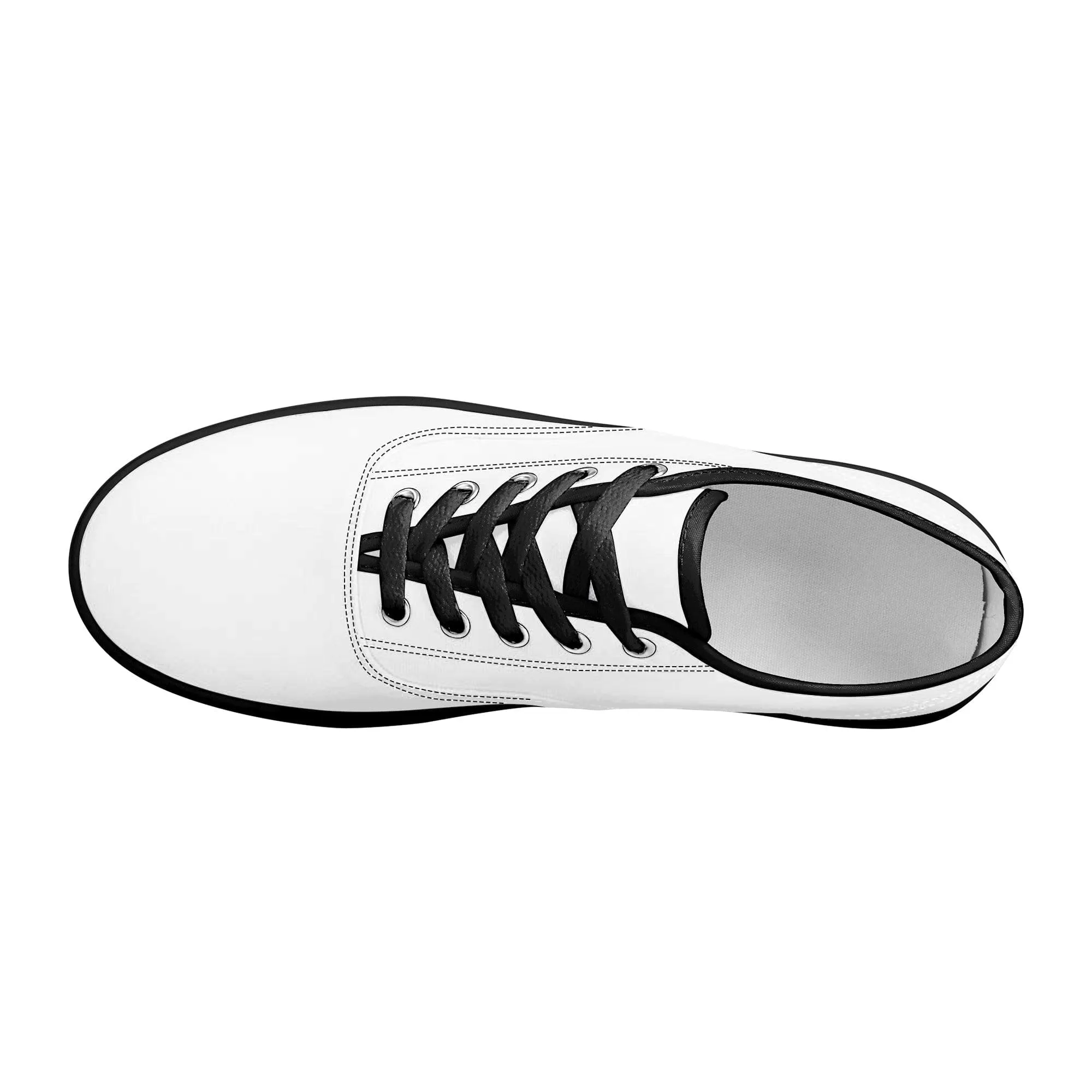 Custom Skate Shoes Canvas- Black D3S