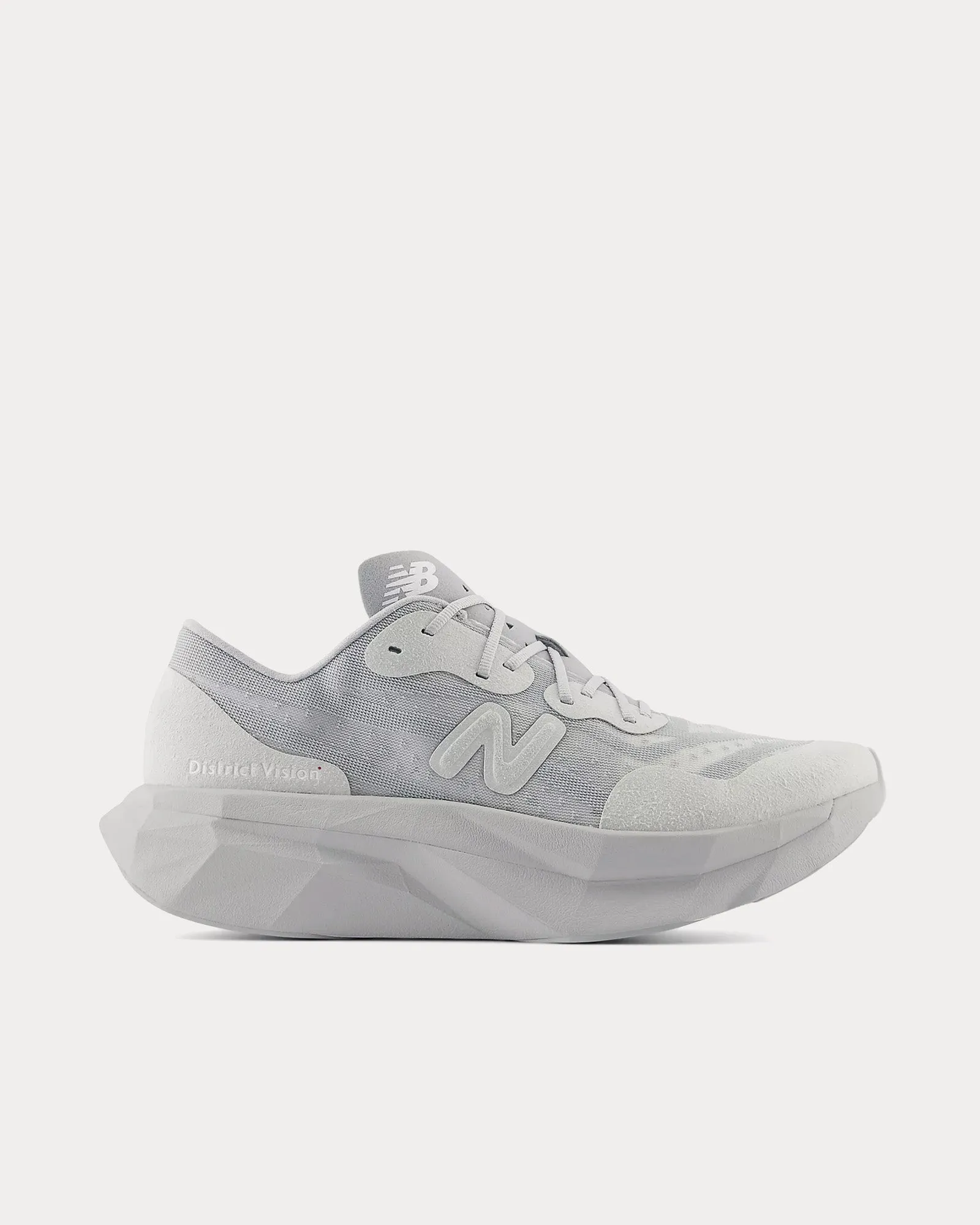 FuelCell SuperComp Elite v4 Aluminum Grey / White Running Shoes