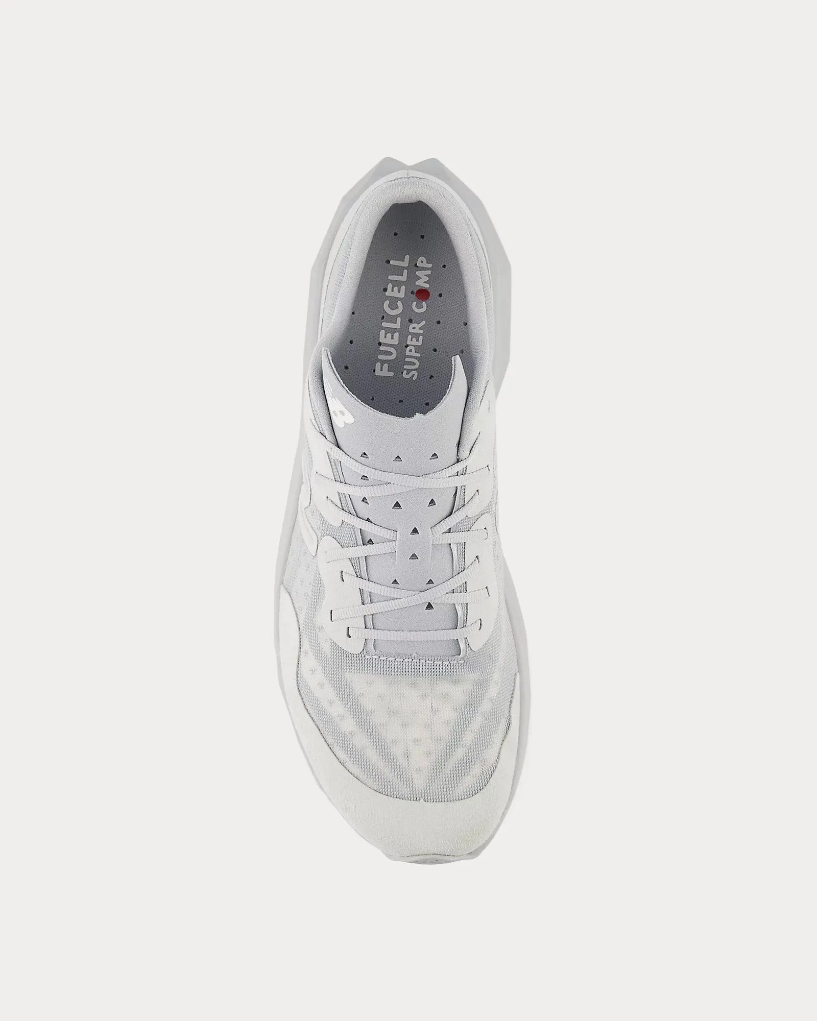 FuelCell SuperComp Elite v4 Aluminum Grey / White Running Shoes