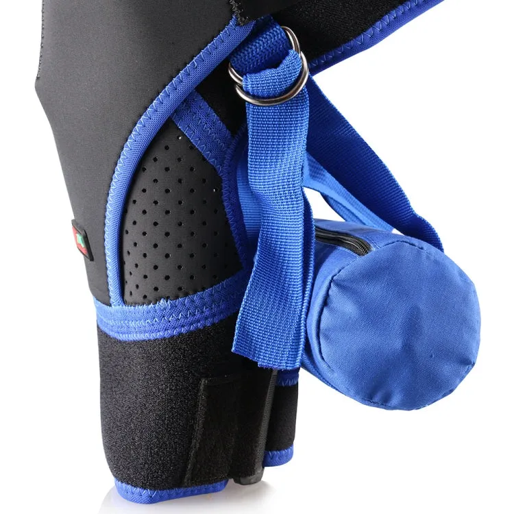 G06 Four-Direction Adjustable Pressure And Breathable Shoulder Pad Sports Protective Gear，Style: Airbag Version M (Black Blue)