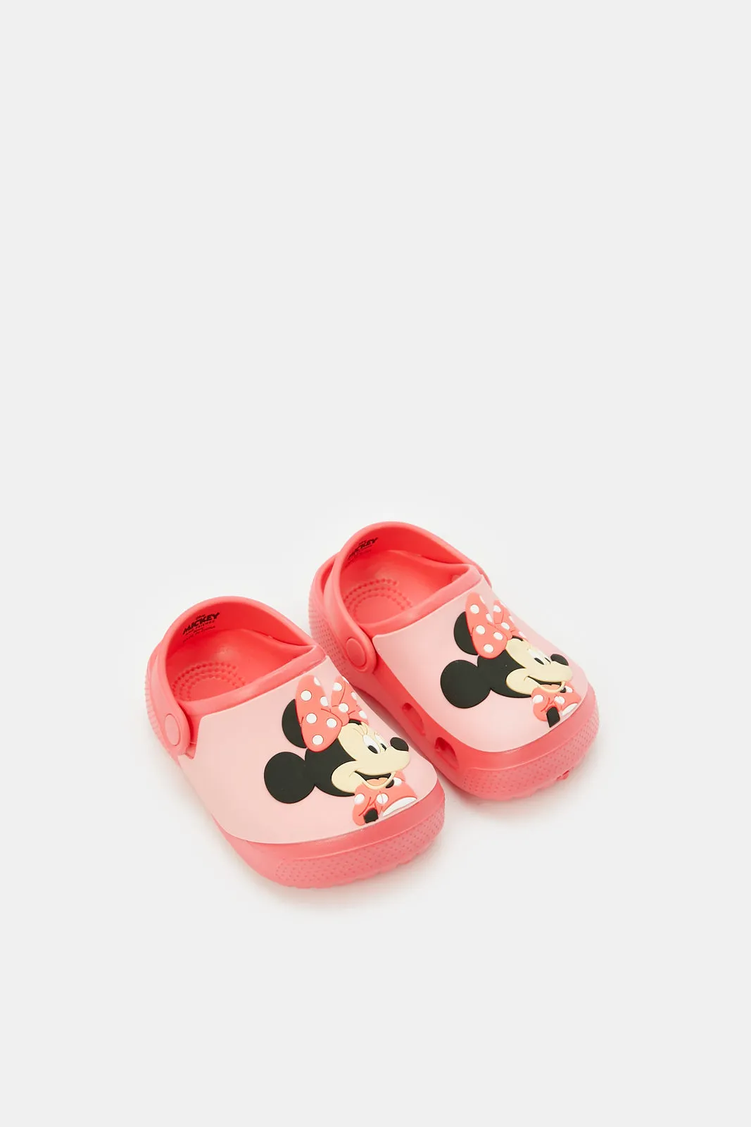 Girls Fuchsia Minnie Mouse Clog