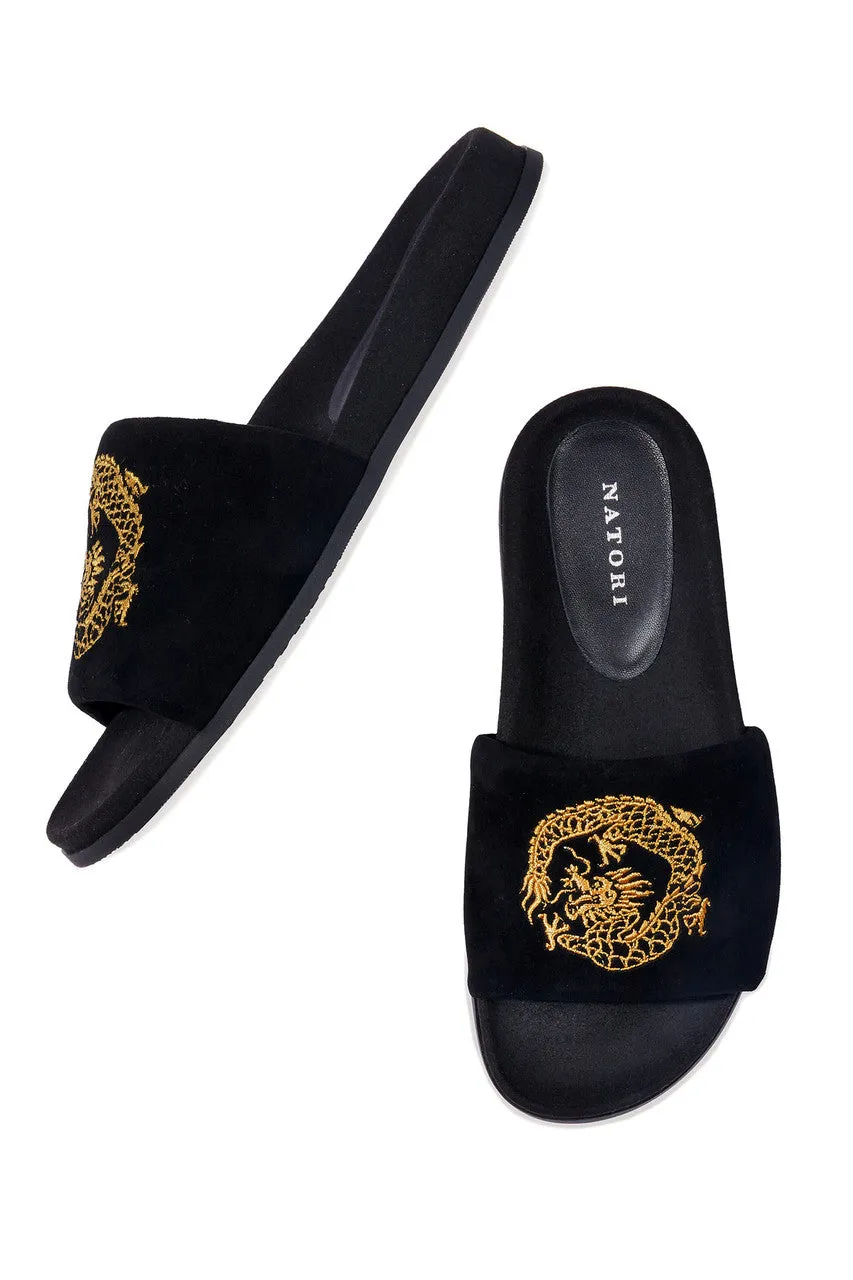 Happy Dragon Embroidery Slide