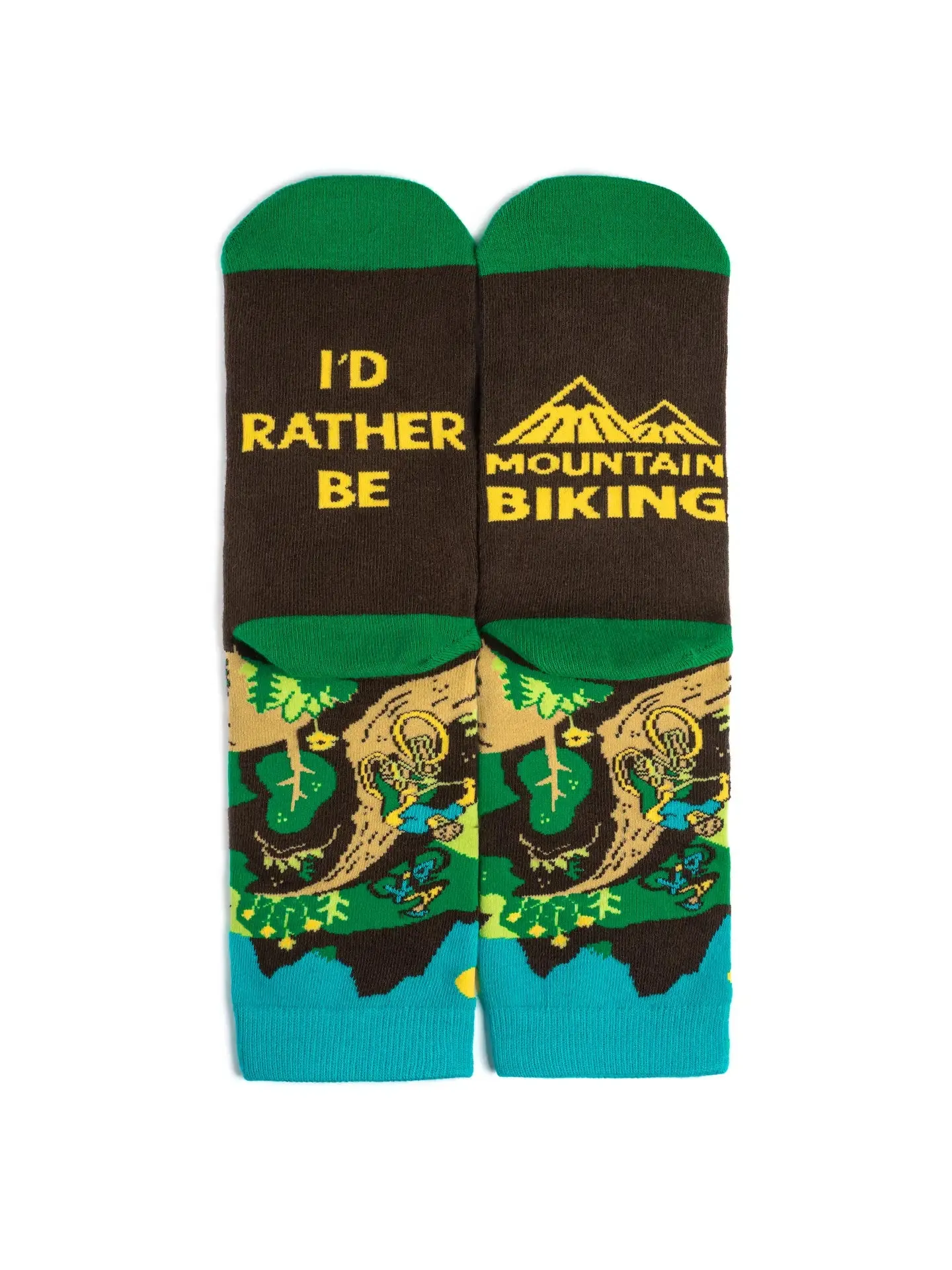 I'd Rather Be Mountain Biking Socks
