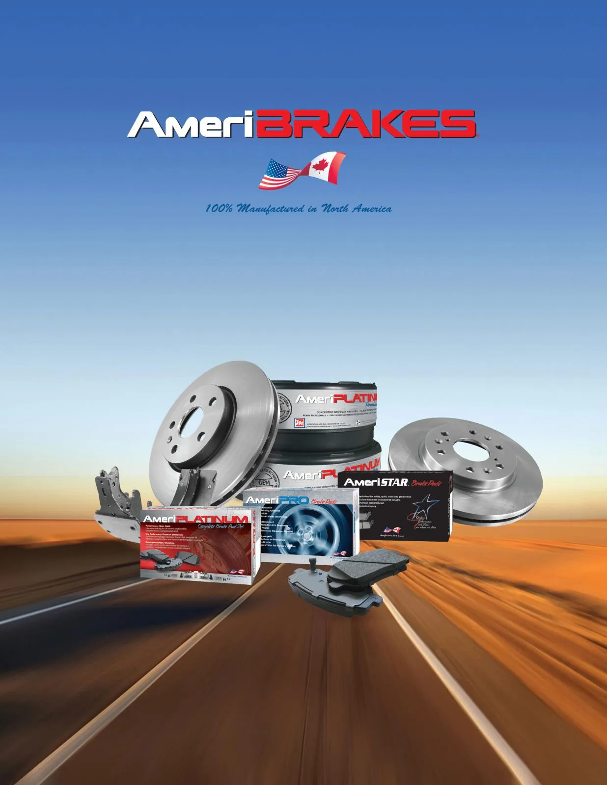 Improved Performance Disc Brake Rotors Pads Shoes for Chevrolet Equinox 07-09