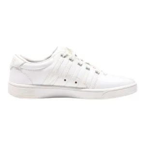K-SWISS Low Top Trainers White Leather Womens UK 5