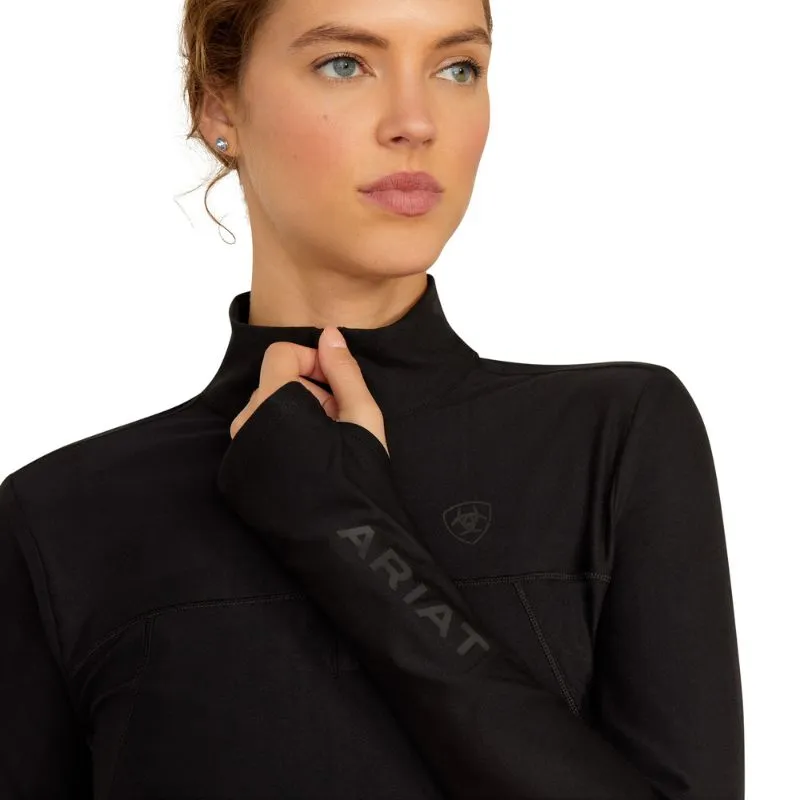 Ladies Lowell 3.0 1/4 Zip Baselayer in Black