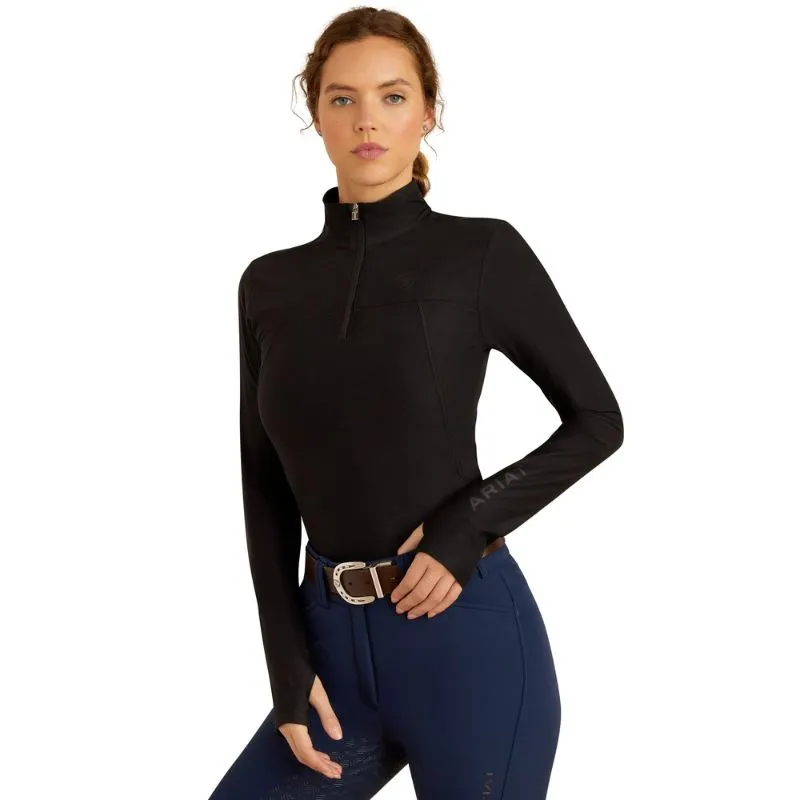 Ladies Lowell 3.0 1/4 Zip Baselayer in Black