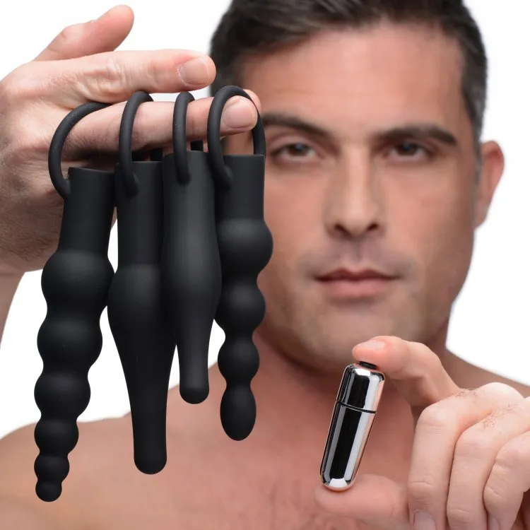 Master Series Premium Ringed Rimmers 3x Rimming Anal Training Set