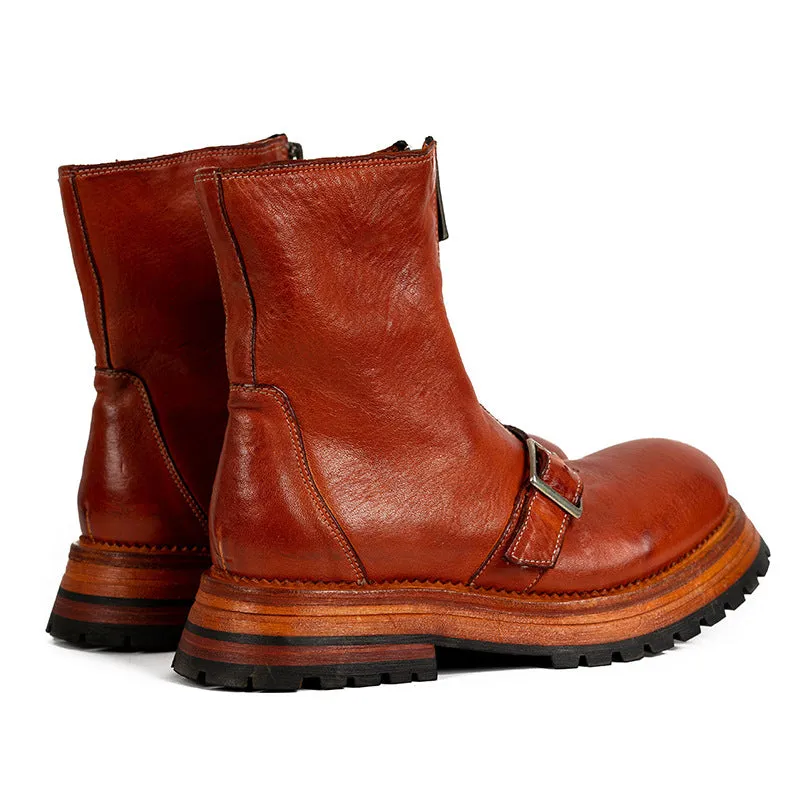 Men's Zip Engineer Boots